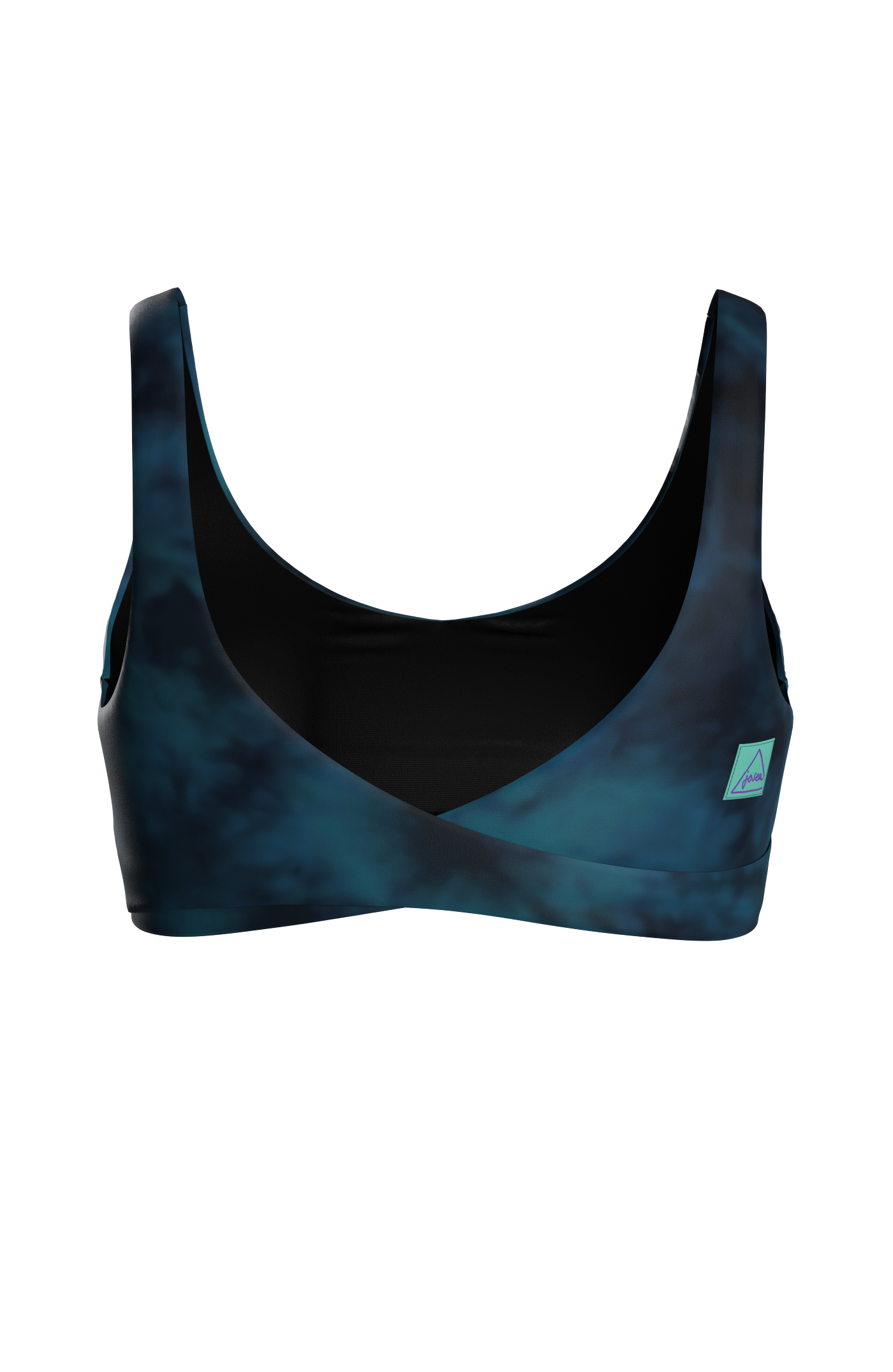 Cloud Nine Bikini Top - petrol tiedye