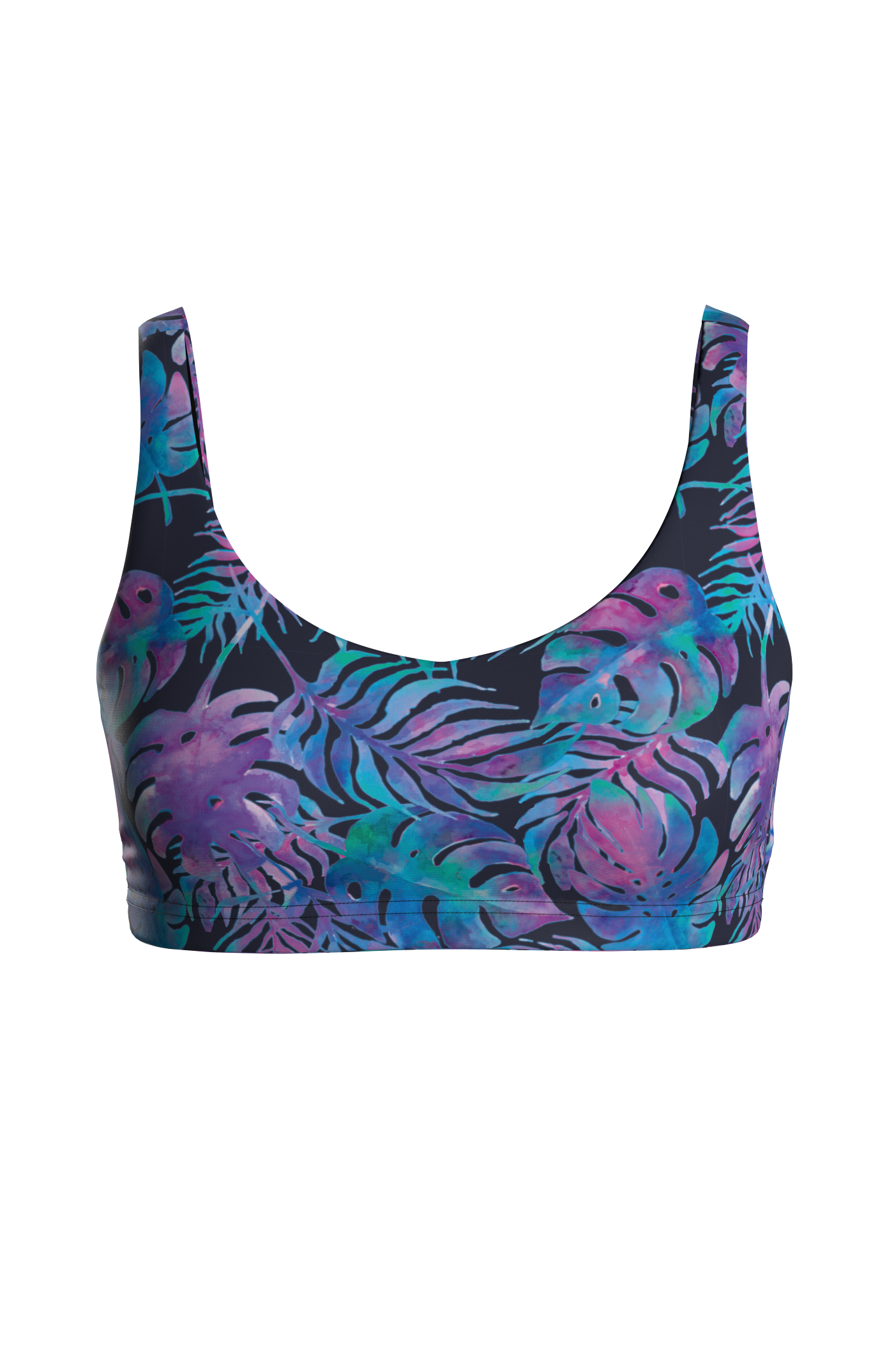 Cloud Nine Bikini Top - purple banana