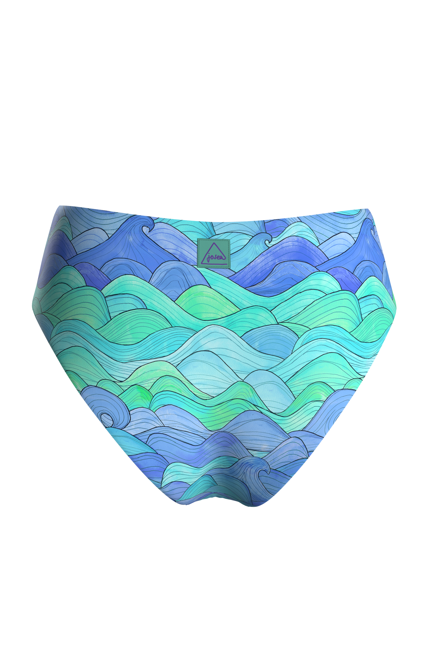 Junta Bikini Hose - blue waves