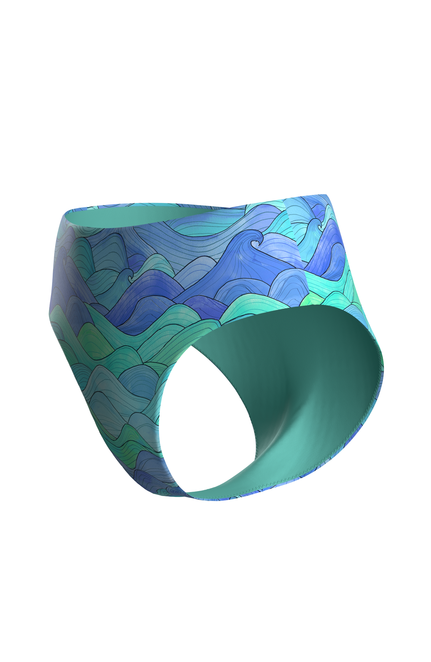 Junta Bikini Hose - blue waves