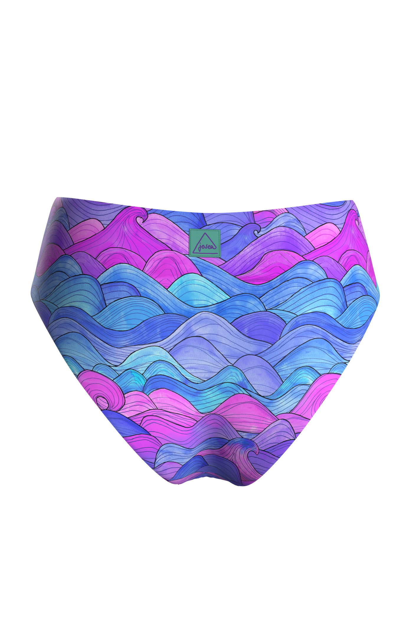 Junta Bikini Hose - purple waves