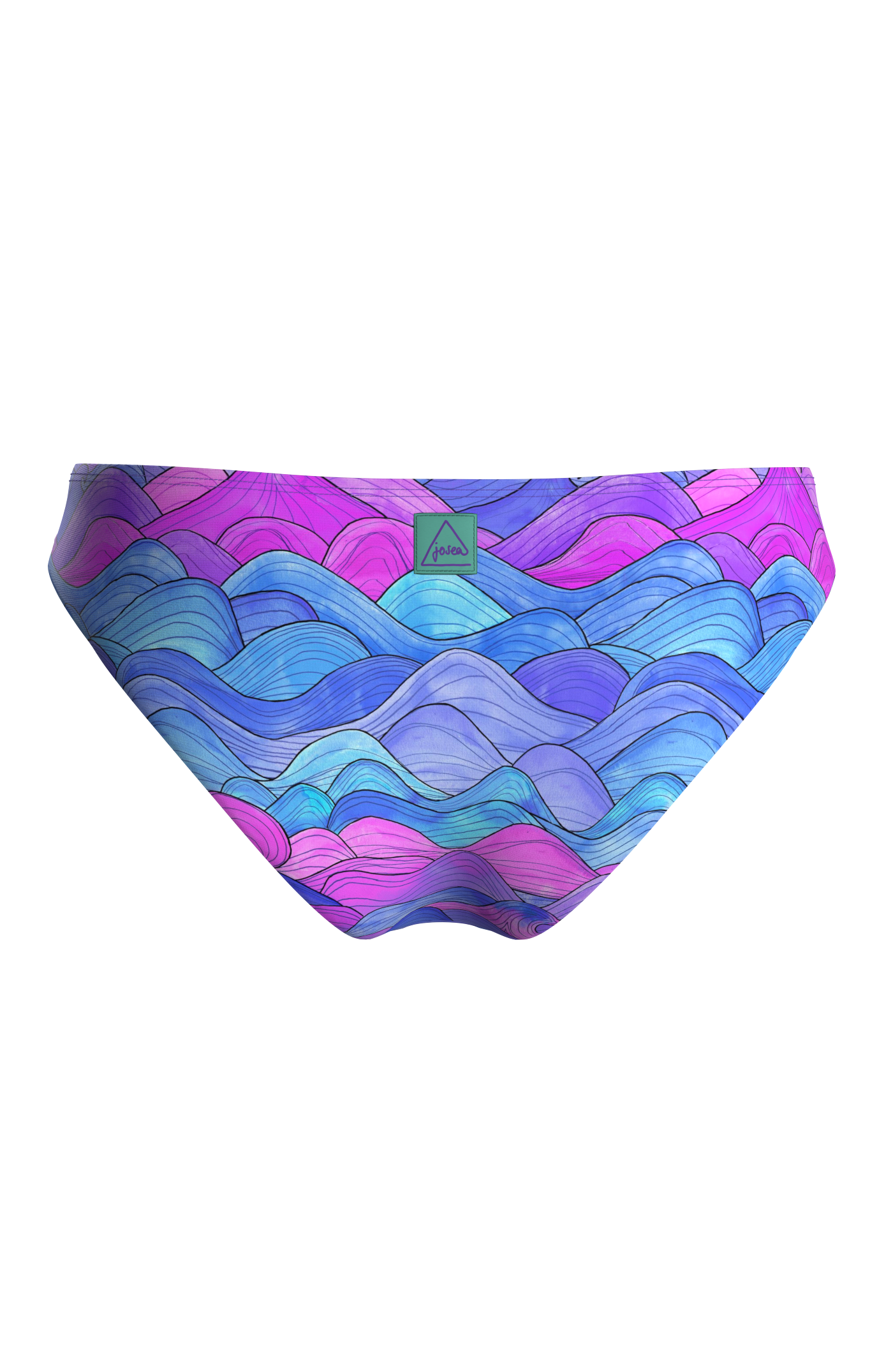 Maloja Bikini Hose - purple waves