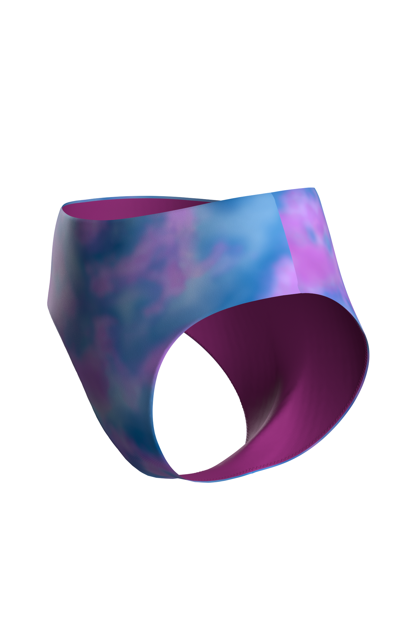 Junta Bikini Hose - pinky petrol tiedye