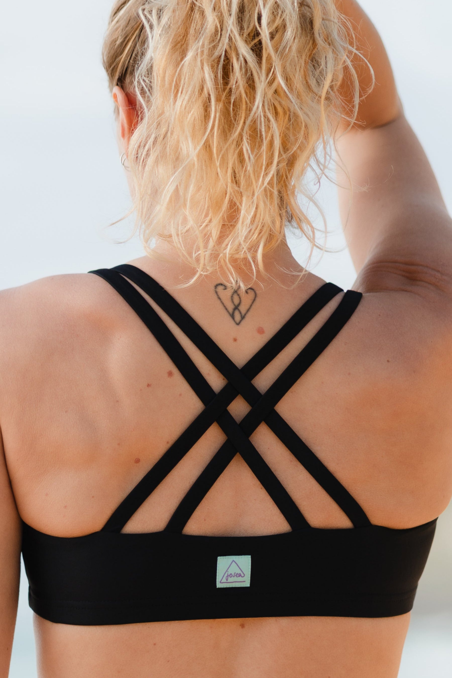 One Eye Bikini Top - black