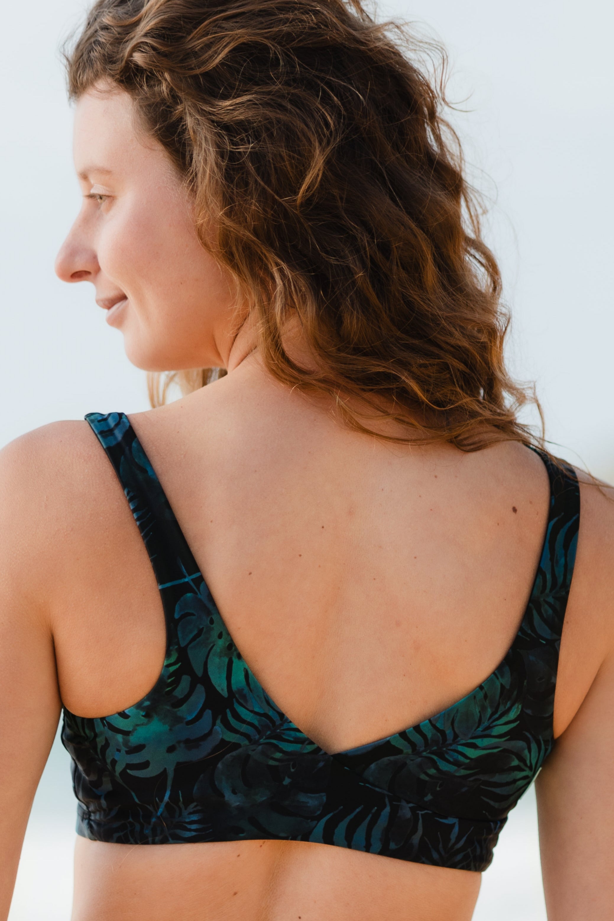 Cloud Nine Bikini Top - petrol banana