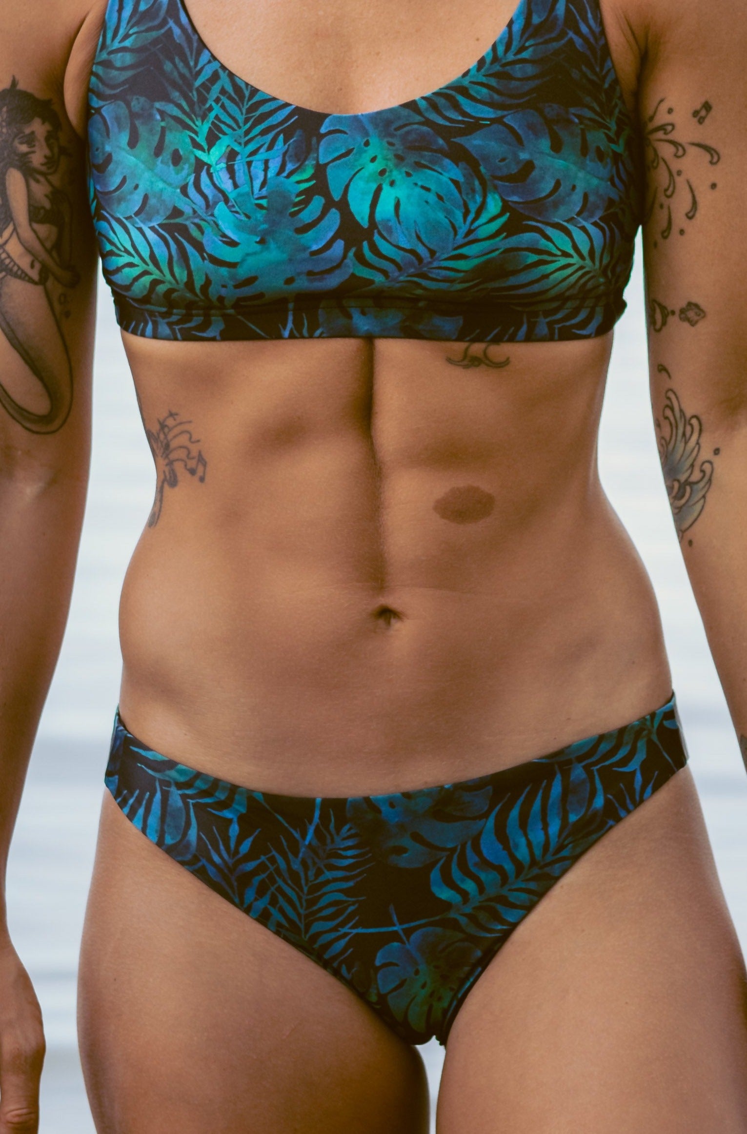 Maloja Bikini Hose - petrol banana