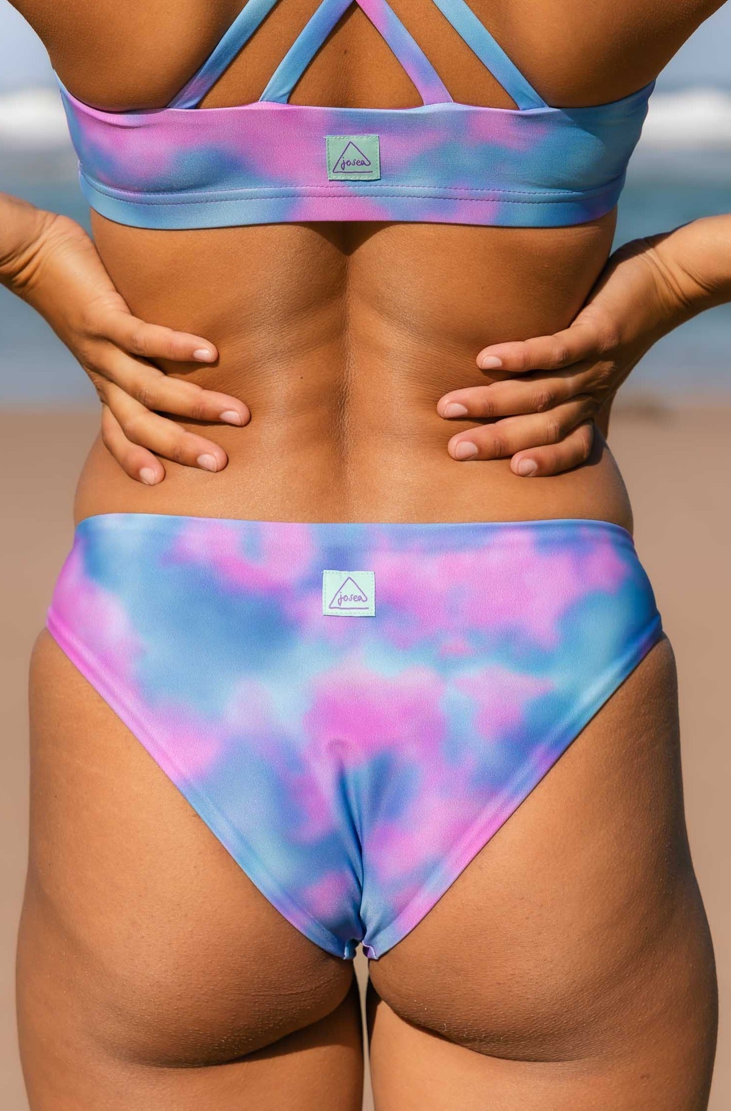 Bas de maillot Maloja - pinky petrol tiedye