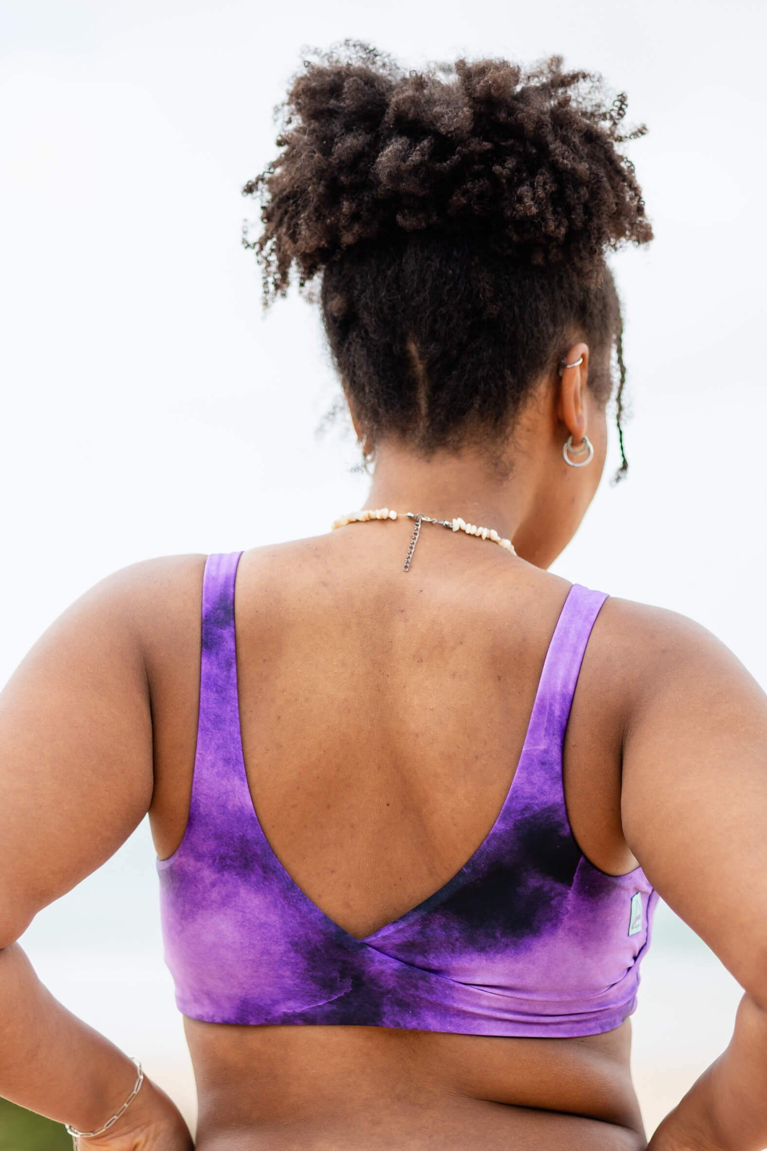 Cloud Nine Bikini Top - universe purple