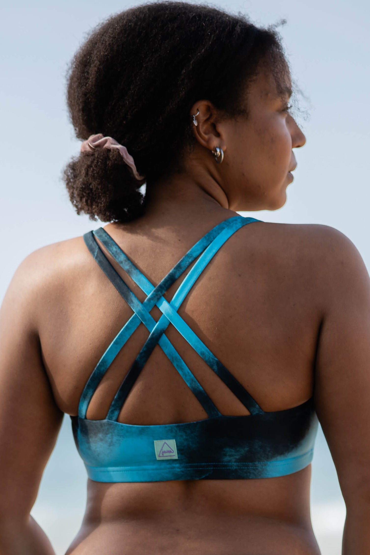 One Eye Bikini Top - polar light mint
