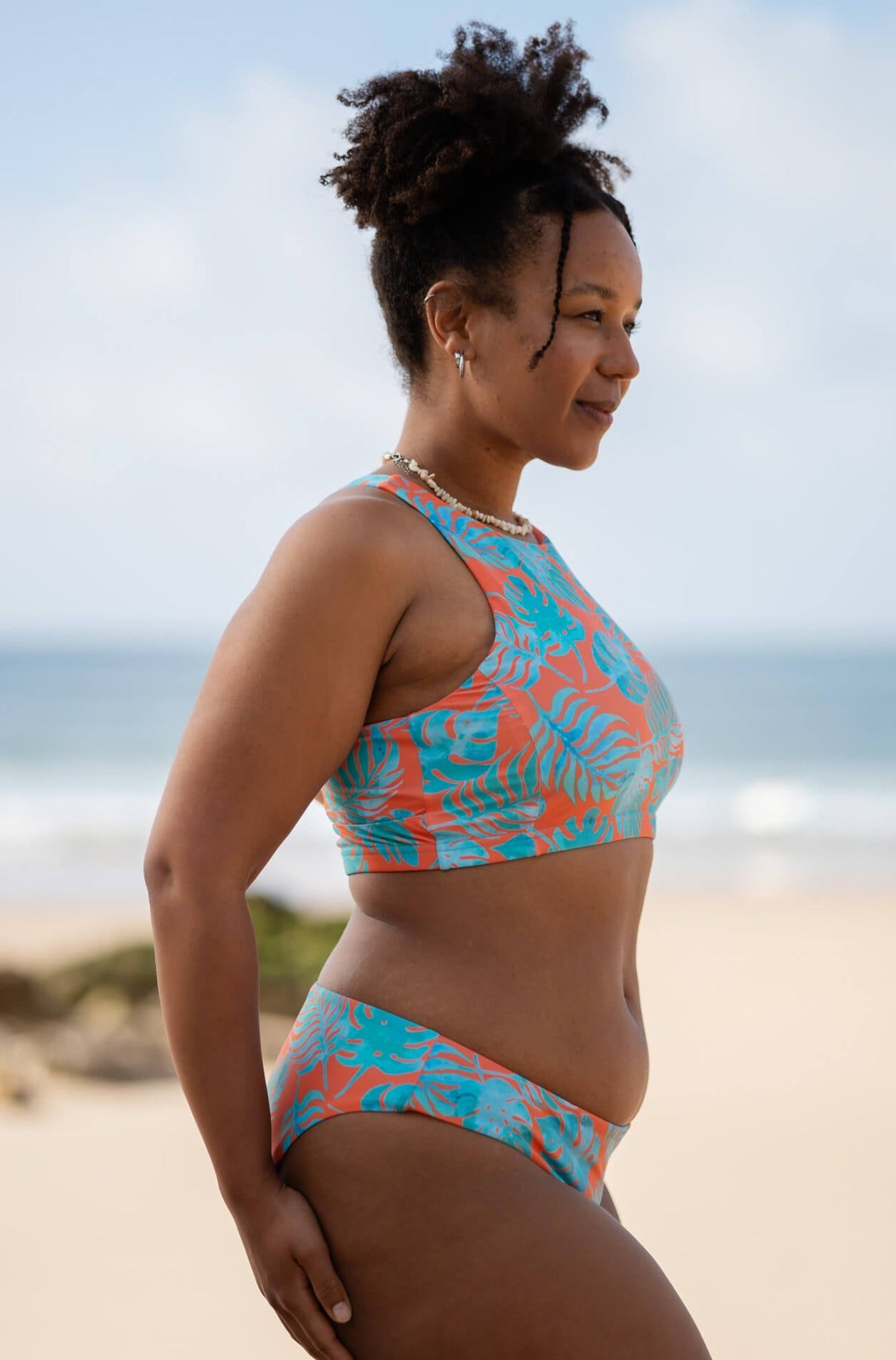 Cape Doc Bikini Hose - coral banana