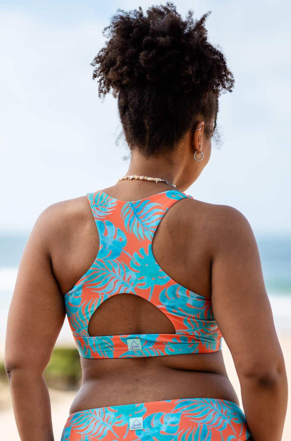 Barbate Bikini Top - coral banana