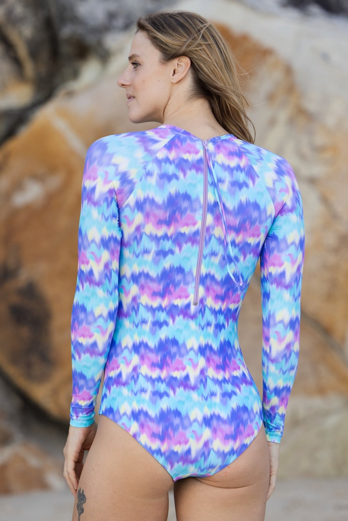 Mistral Langarm-Badeanzug - heartbeat