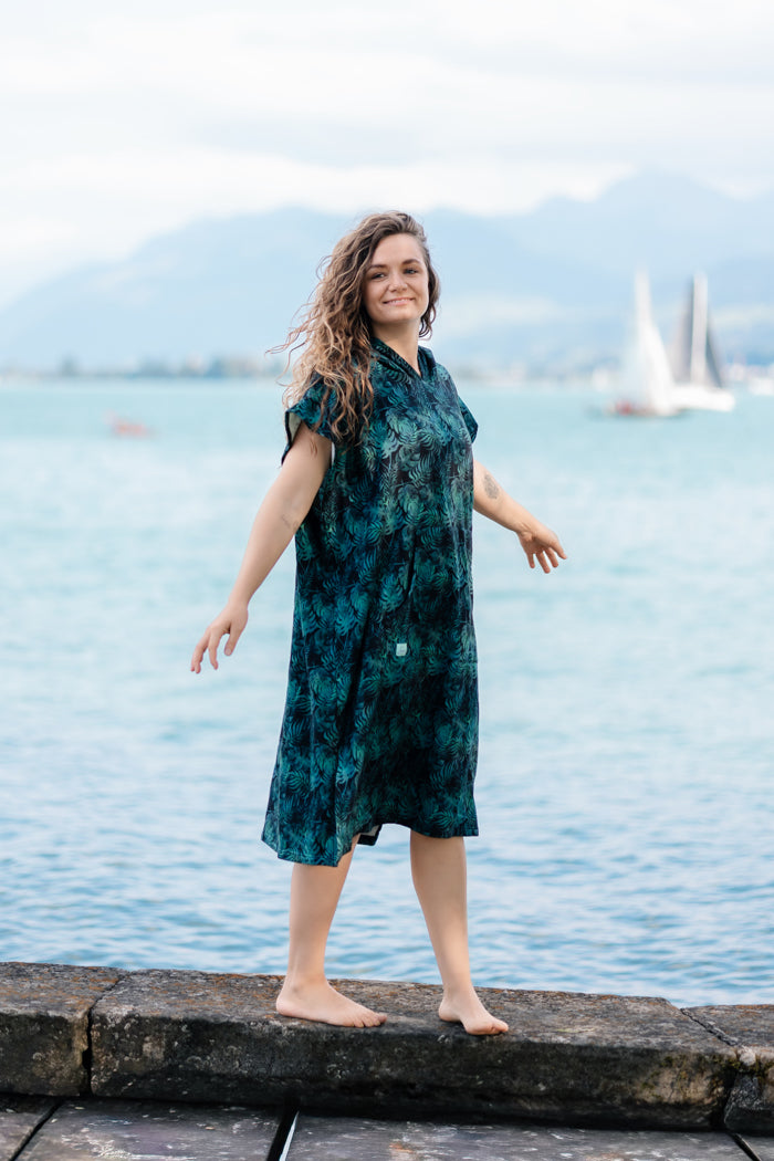 Fyn Surfponcho - petrol banana