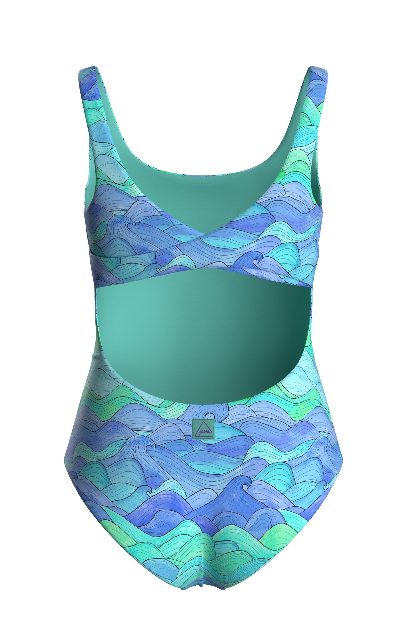 Orkan Badezug - blue waves