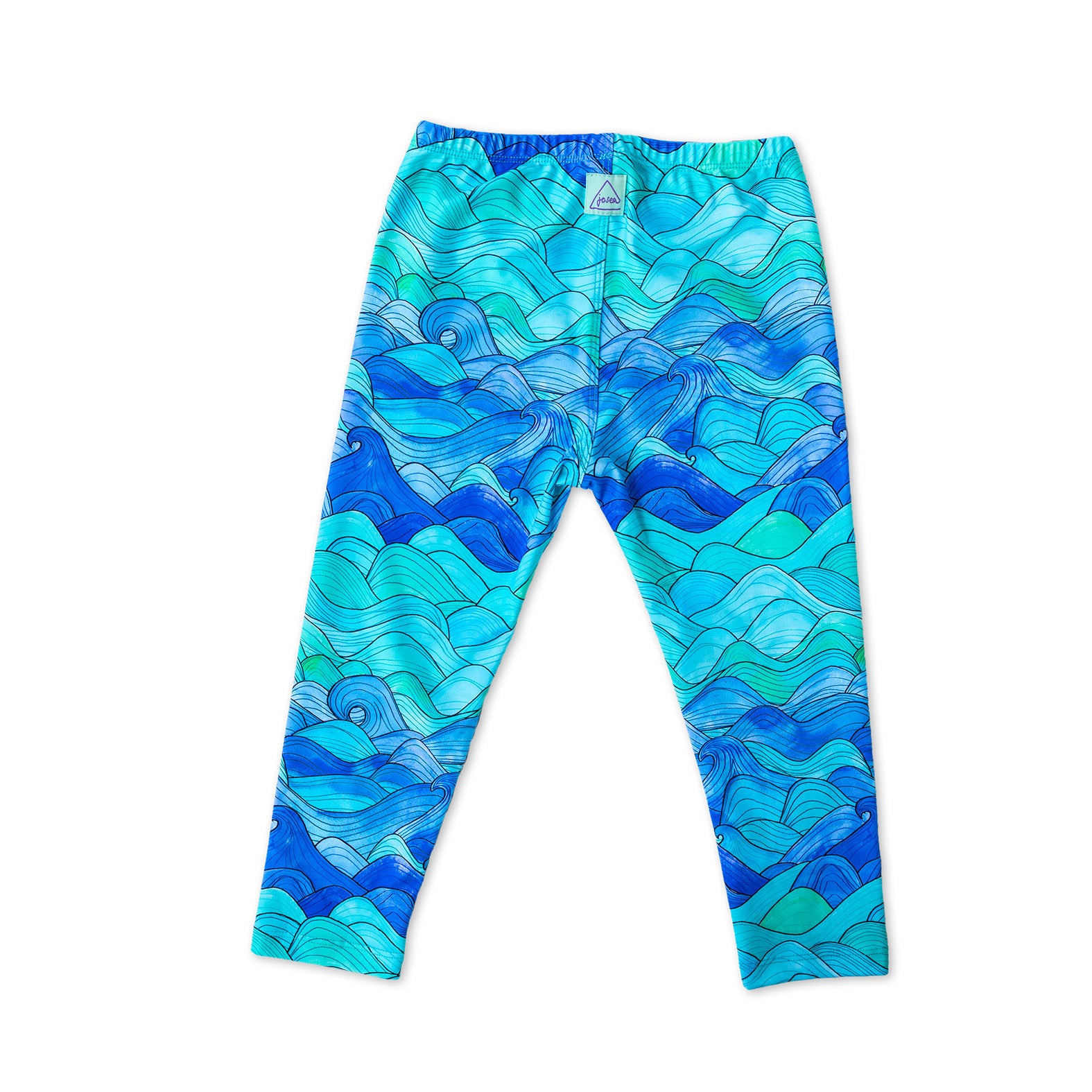 Duidui UV-Leggings - blue waves